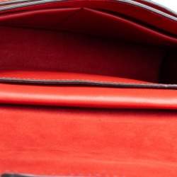 Pre Owned حقيبة كتف ديور ديدور جلد أسود مرصع بقلاب