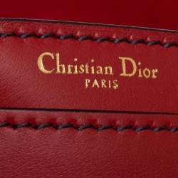 Pre Owned حقيبة كتف ديور ديدور جلد أسود مرصع بقلاب