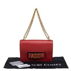 Pre Owned حقيبة كتف ديور ديدور جلد أسود مرصع بقلاب