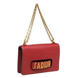 Pre Owned حقيبة كتف ديور ديدور جلد أسود مرصع بقلاب