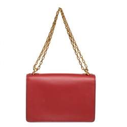 Pre Owned حقيبة كتف ديور ديدور جلد أسود مرصع بقلاب