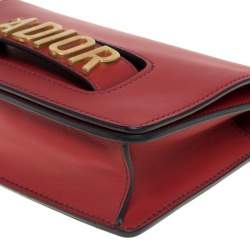 Pre Owned حقيبة كتف ديور ديدور جلد أسود مرصع بقلاب