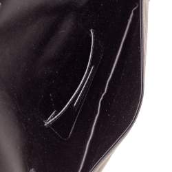 مملوكة مسبقًا حقيبة كلتش ديور سلسلة مزخرفة كريستال ساتان كاناج أسود