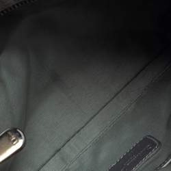 Pre Owned Dior Silver Cannage Coated Canvas Panarea Clutch