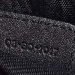 Pre Owned Dior Black Oblique Canvas Small Tote