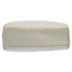 مملوكة مسبقًا حقيبة ديور كانفاس أوبليك وردي/كريمي متوسطة