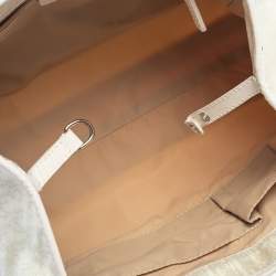 مملوكة مسبقًا حقيبة ديور كانفاس أوبليك وردي/كريمي متوسطة