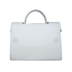 Pre Owned Dior White Leather Diorever Medium Top Handle Bag 