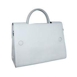 Pre Owned Dior White Leather Diorever Medium Top Handle Bag 