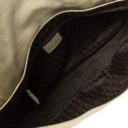 مملوكة مسبقًا Dior Pale Green Gaucho Leather Large Double Saddle Shoulder Bag