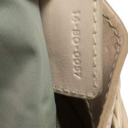 Pre Owned Dior Cream Oblique Canvas and Leather Ethnic Hobo