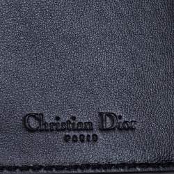 مملوكة مسبقًا Dior Black Cannage Leather Lady Dior Long Bifold Wallet