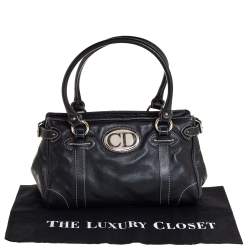 Pre Owned Dior Black Leather Satchel