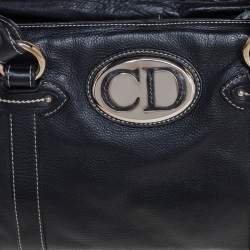 Pre Owned Dior Black Leather Satchel