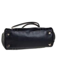 Pre Owned Dior Black Leather Satchel