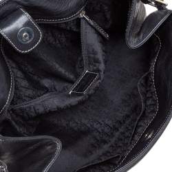 Pre Owned Dior Black Leather Satchel