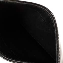 Pre Owned محفظة بطاقات ديور تيرن مي ديور جلد أسود لامع