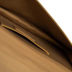 Pre Owned حقيبة كلتش ديور ليدي ديور جلد كاناج بيج لامع بسلسلة