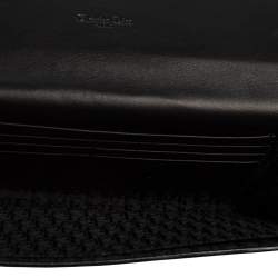 مملوكة مسبقًا Dior Black/White Calf Hair and Leather Jazz Club Wristlet Clutch