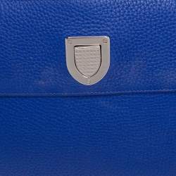 Dior Blue Pebbled Leather Medium Diorever Tote 