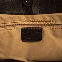 Pre Owned Dior Beige/Brown Diorissimo Canvas Multi Pocket Shoulder Bag