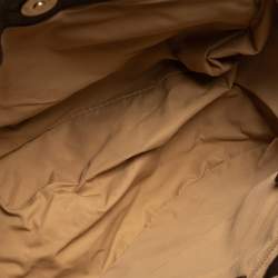 Pre Owned Dior Beige/Brown Diorissimo Canvas Multi Pocket Shoulder Bag