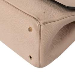 Pre Owned Dior Powder Pink Leather Mini Be Dior Top Handle Bag