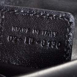Pre Owned حقيبة كلتش ديور ليدي ديور جلد كاناج أسود