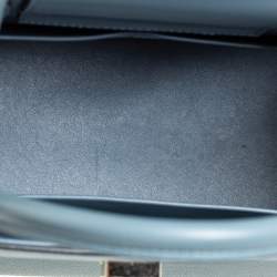 Pre Owned حقيبة يد ديور ديوريفر متوسطة جلد أزرق