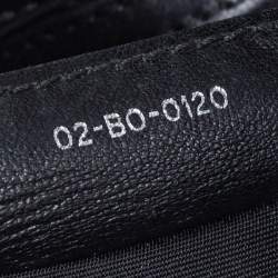 Pre Owned Dior Black Cannage Leather Chri Chri Tote