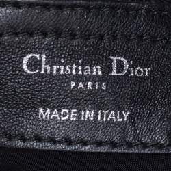 Pre Owned Dior Black Cannage Leather Chri Chri Tote