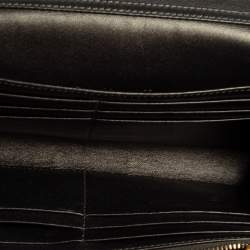 مملوكة مسبقًا Dior Metallic Grey Leather J'adior Croisiere Wallet on chain