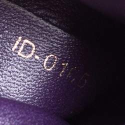 Pre Owned حقيبة يد ديور ميني ديوريسيمو جلد محبب رصاصي 