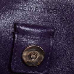 Pre Owned حقيبة يد ديور ميني ديوريسيمو جلد محبب رصاصي 