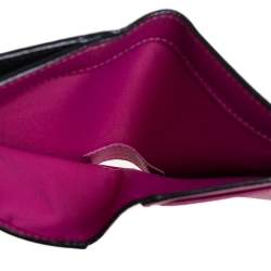 Pre Owned Dior Black Leather Diorissimo Envelope Wallet