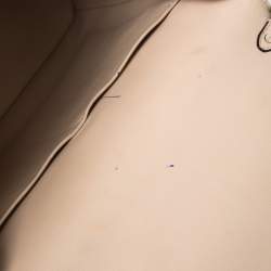 Pre Owned Dior Blue Leather Small Be Dior Flap Top Handle Bag