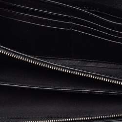 Pre Owned محفظة بسلسلة ديور ليدي ديور جلد لامعة كاناج سوداء