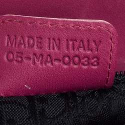 مملوكة مسبقًا Dior Pink Cannage Suede And Leather Medium Lady Dior Tote