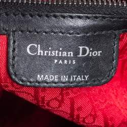 Pre Owned Dior Black Quilted Leather Soft Lady Dior Tote