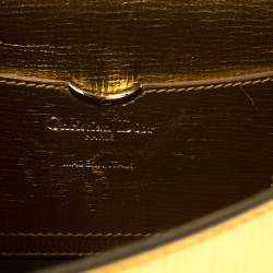 Pre Owned حقيبة كلتش ديور ديورافر جلد ذهبي