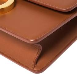 مملوكة مسبقًا حقيبة كتف ديور قلاب 30 مونتيغن جلد بني