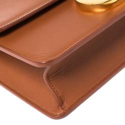 مملوكة مسبقًا حقيبة كتف ديور قلاب 30 مونتيغن جلد بني