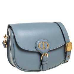 مملوكة مسبقًا Dior Dark Grey Leather Medium Bobby Shoulder Bag