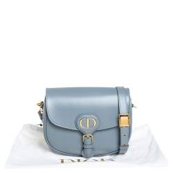 مملوكة مسبقًا Dior Dark Grey Leather Medium Bobby Shoulder Bag