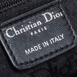 Pre Owned Dior Black Cannage Leather Soft Lady Dior Shopper Tote