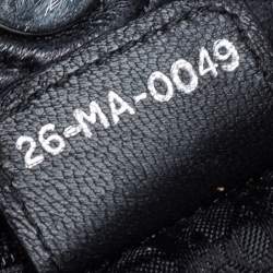 Pre Owned Dior Black Cannage Leather Soft Lady Dior Shopper Tote