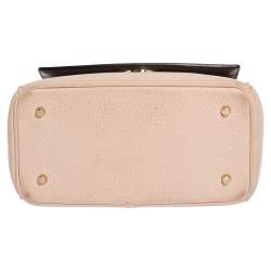 Pre Owned Dior Pink Leather Mini Be Dior Top Handle Bag