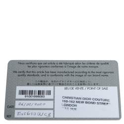 مملوكة مسبقًا حقيبة يد توتس ديور ليدي ديور متوسطة جلد كاناج لامع وردية