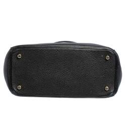 Pre Owned Dior Black Leather Small Be Dior Flap Top Handle Bag