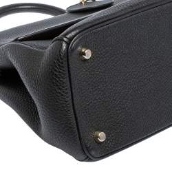 Pre Owned Dior Black Leather Small Be Dior Flap Top Handle Bag